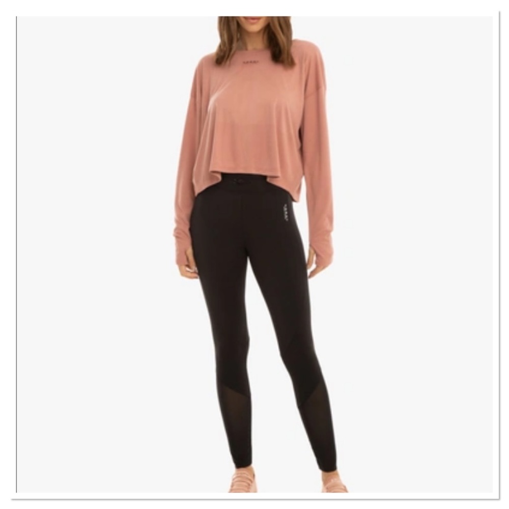 Koral Storm Women’s Marlo’s Long Sleeve Cutout Back Athleisure Top Shirt S